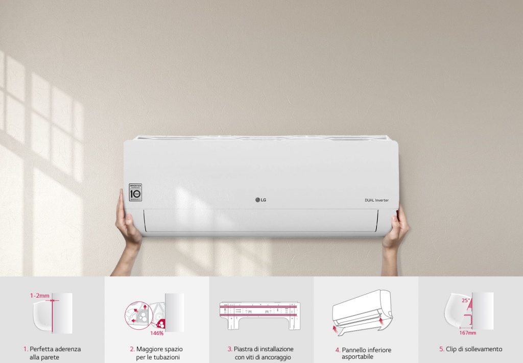 LG Smart Inverter installazione 